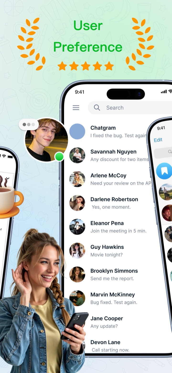 Dual Web Messenger — user preference and ratings